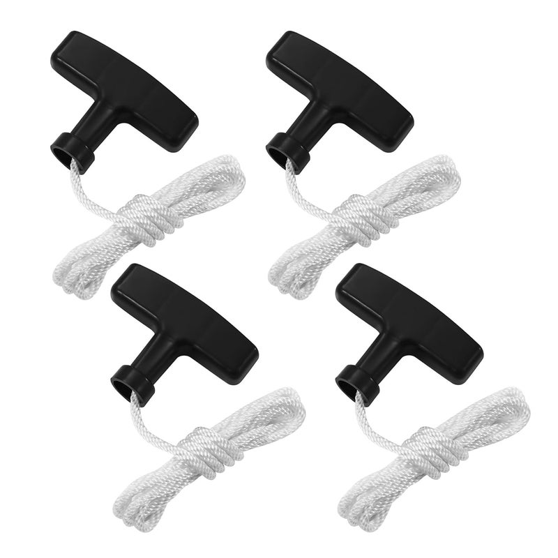 A.I.FORCE 4-Pack Pull Cord 3.9 ft with Recoil Starter Handle, 4.0mm pull start rope Fit for Honda GX160 GX200 GX240 GX270 GX340 GX390, Pull Starter for Lawn Mower, String Trimmer, Generators, Small Engines - Image 1